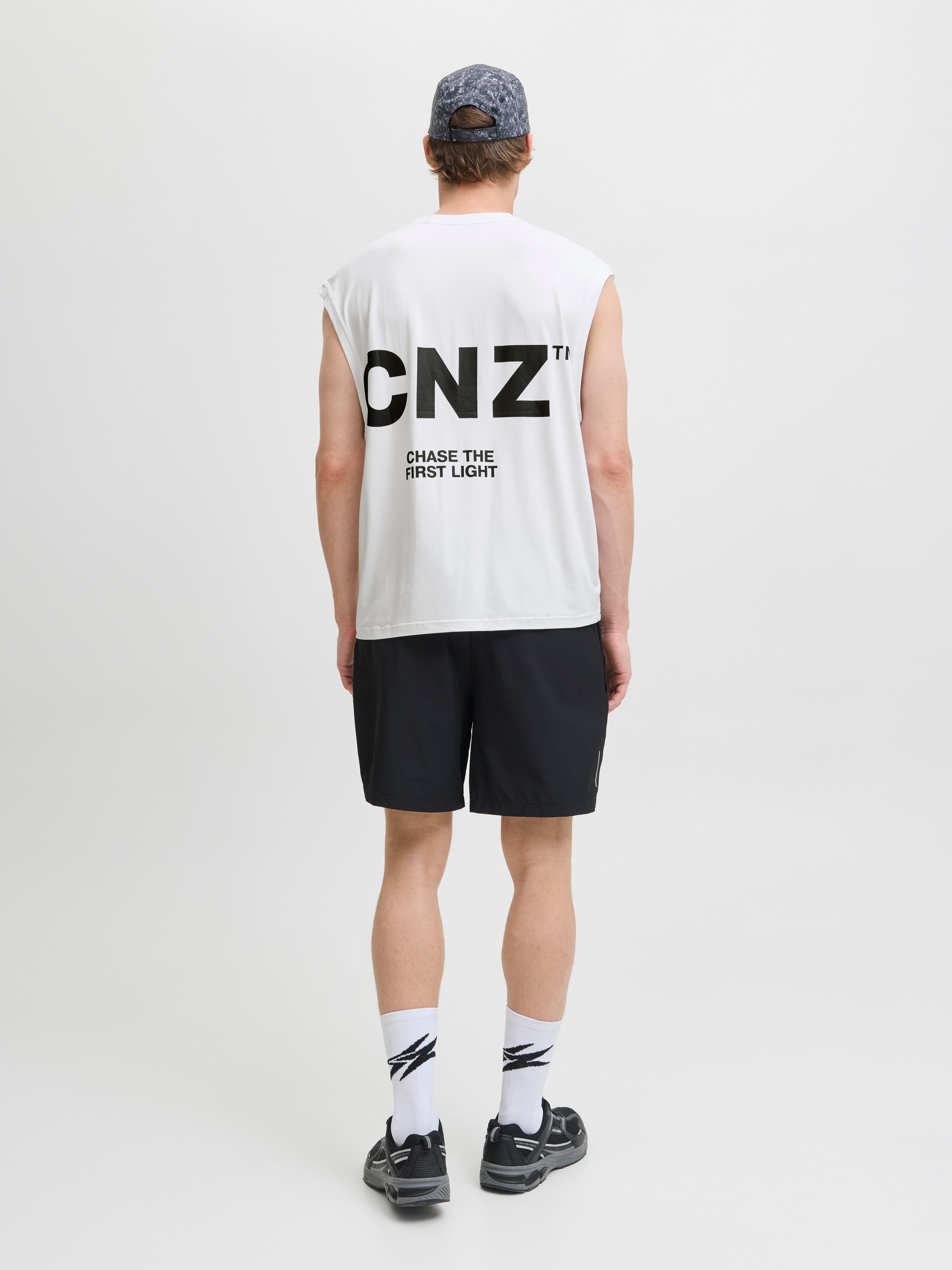 JACK & JONES JCOCNZ berlin tank top in bright white - Image 2