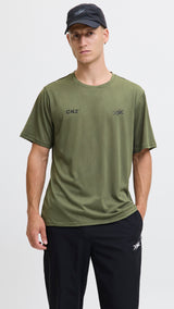JACK & JONES JCOCNZ paris t-shirt in grape leaf - Image 1