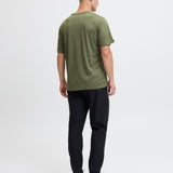 JACK & JONES JCOCNZ paris t-shirt in grape leaf - Image 2