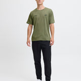 JACK & JONES JCOCNZ paris t-shirt in grape leaf - Image 5