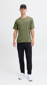 JACK & JONES JCOCNZ paris t-shirt in grape leaf - Image 5