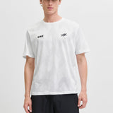 JACK & JONES JCOCNZ paris t-shirt in bright white main 3 - Image 1