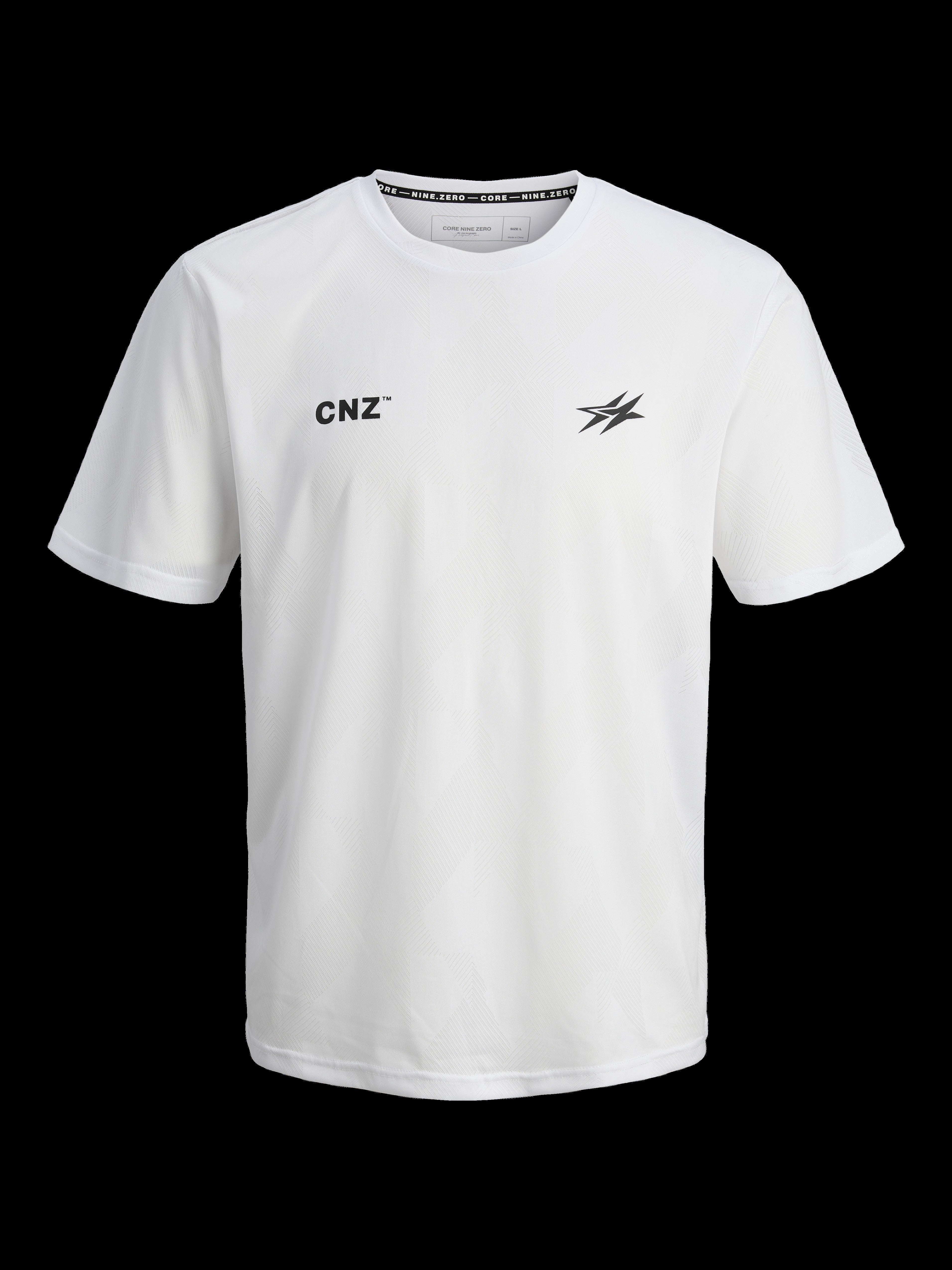 JACK & JONES JCOCNZ paris t-shirt in bright white main 3 - Image 3