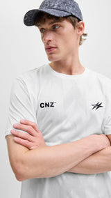 JACK & JONES JCOCNZ paris t-shirt in bright white main 3 - Image 7