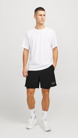 JACK & JONES JCOCNZ shorts with inner tights in black - Image 5