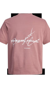 JACK & JONES JCOCOVER script back tee crew neck in grape shake - Image 4