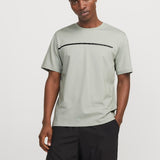 JACK & JONES JCOFUSION full branding tee crew in gray dawn - Image 1