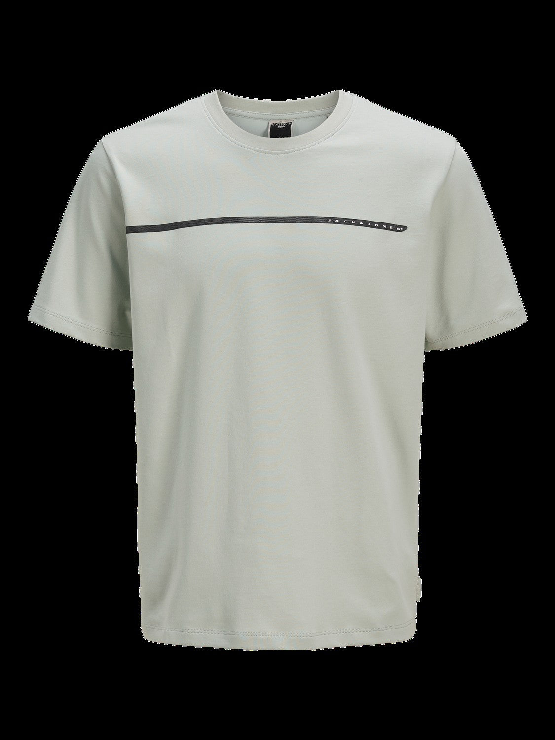 JACK & JONES JCOFUSION full branding tee crew in gray dawn - Image 3