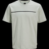 JACK & JONES JCOFUSION full branding tee crew in gray dawn - Image 3