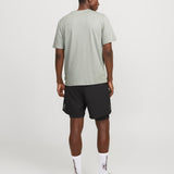 JACK & JONES JCOFUSION full branding tee crew in gray dawn - Image 2