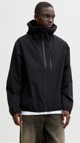 JACK & JONES JCOFUSION technical jacket in black - Image 1