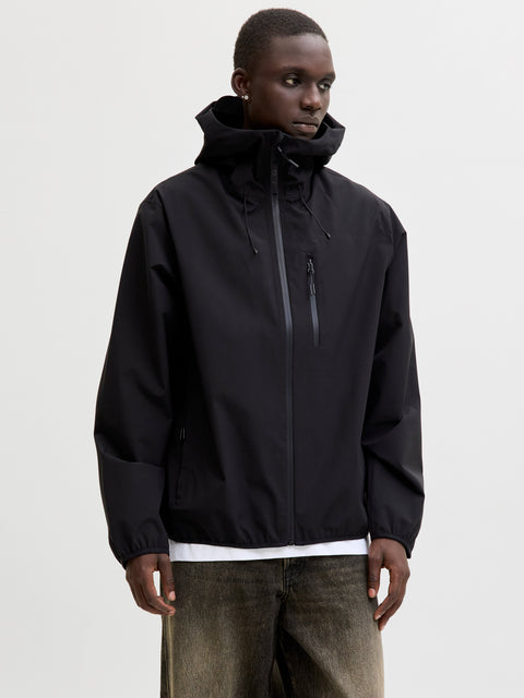 JACK & JONES JCOFUSION technical jacket in black