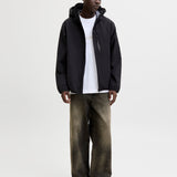 JACK & JONES JCOFUSION technical jacket in black - Image 5