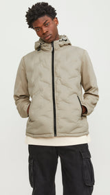 JACK & JONES JCOHEAT hybrid jacket in crockery - Image 1