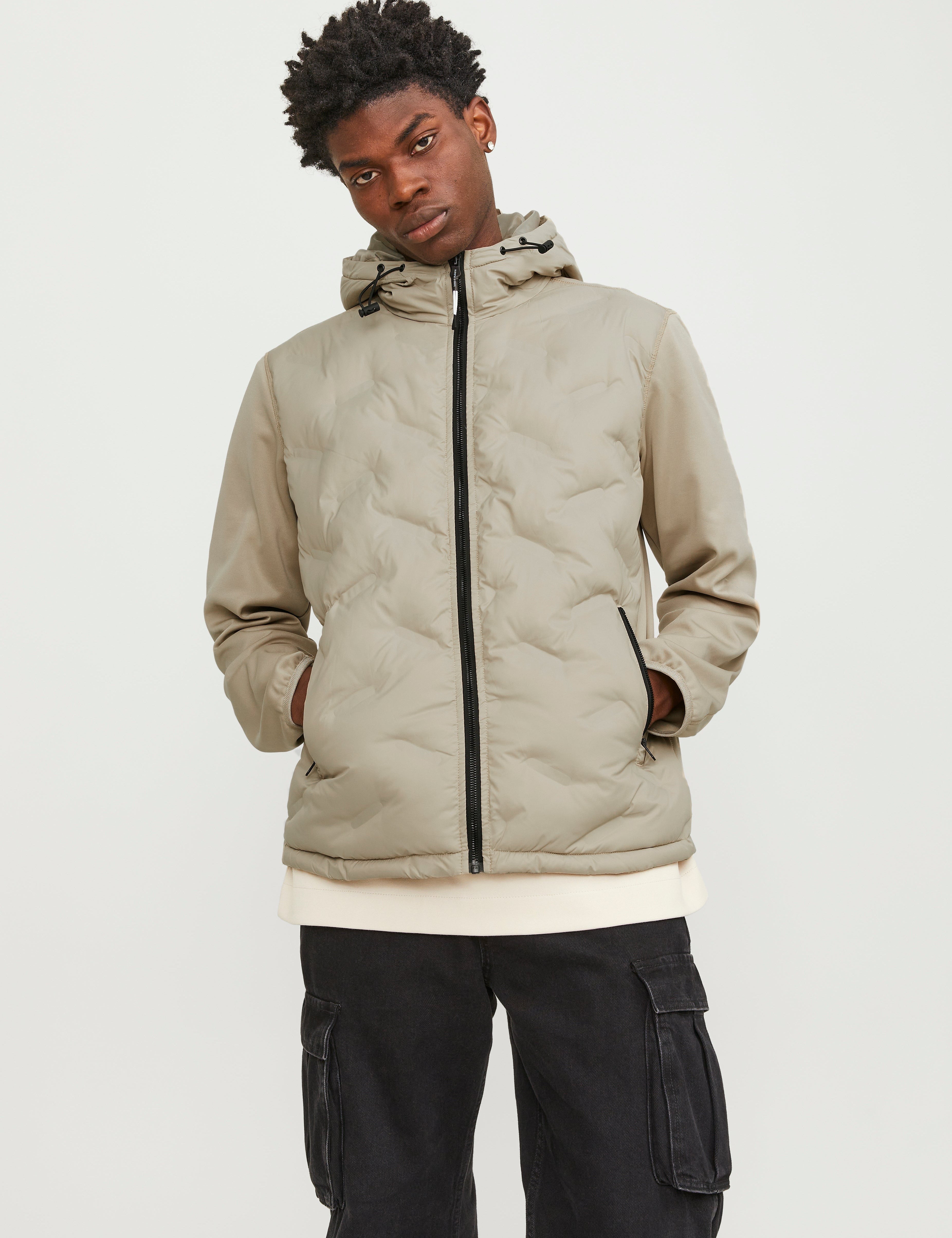 JACK & JONES JCOHEAT hybrid jacket in crockery - Image 1