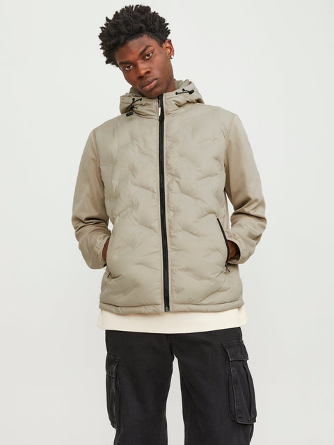 JACK & JONES JCOHEAT hybrid jacket in crockery
