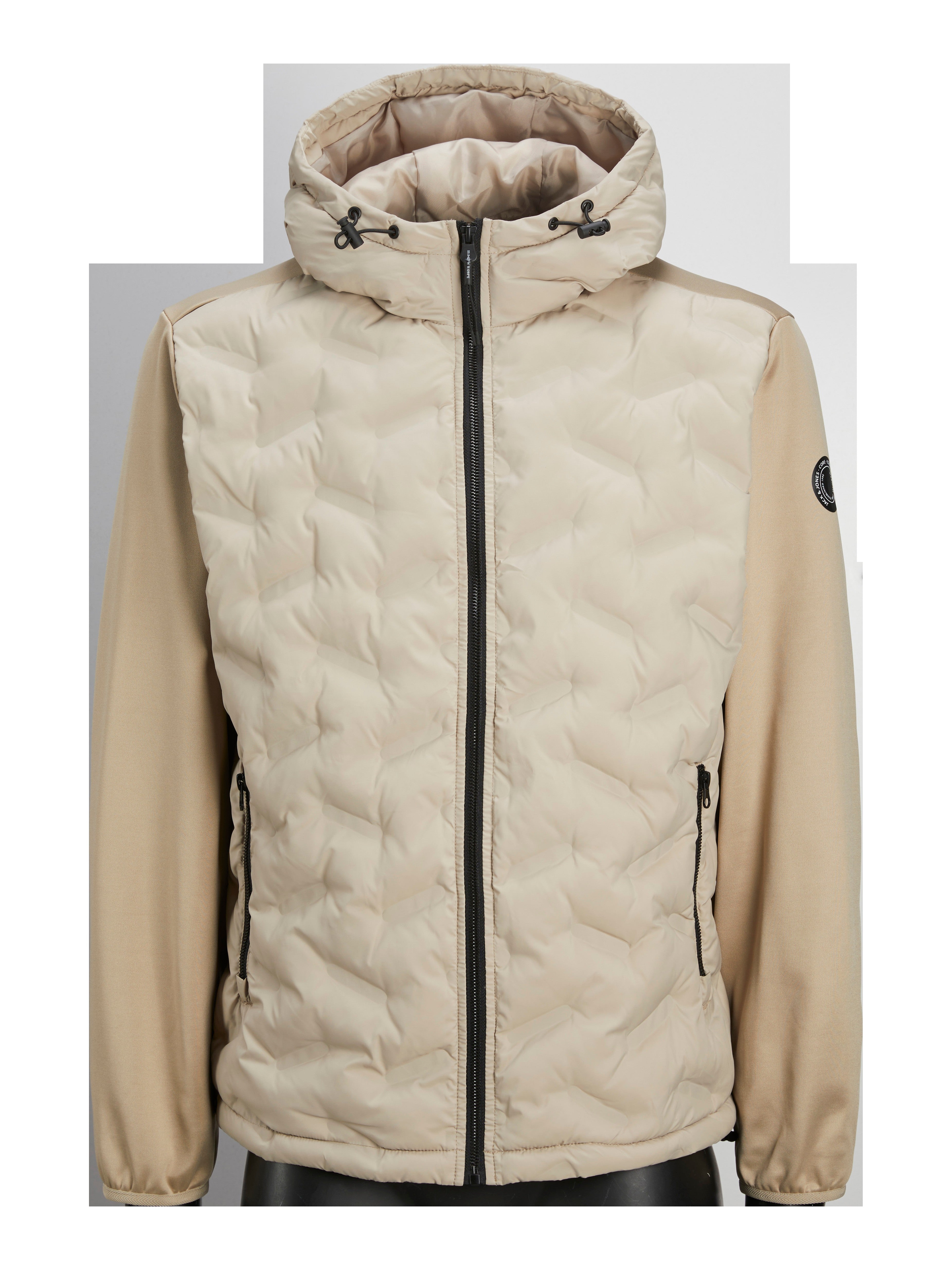 JACK & JONES JCOHEAT hybrid jacket in crockery - Image 3