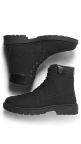 JACK & JONES JFWAINSWORTH pu boot - brown stone