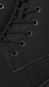 JACK & JONES JFWAINSWORTH pu boot - brown stone