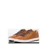 JACK & JONES JFWBOSLEY pu sneaker in cognac - Image 6
