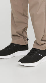 JACK & JONES JFWCROXLEY knit sneaker in anthracite - Image 1