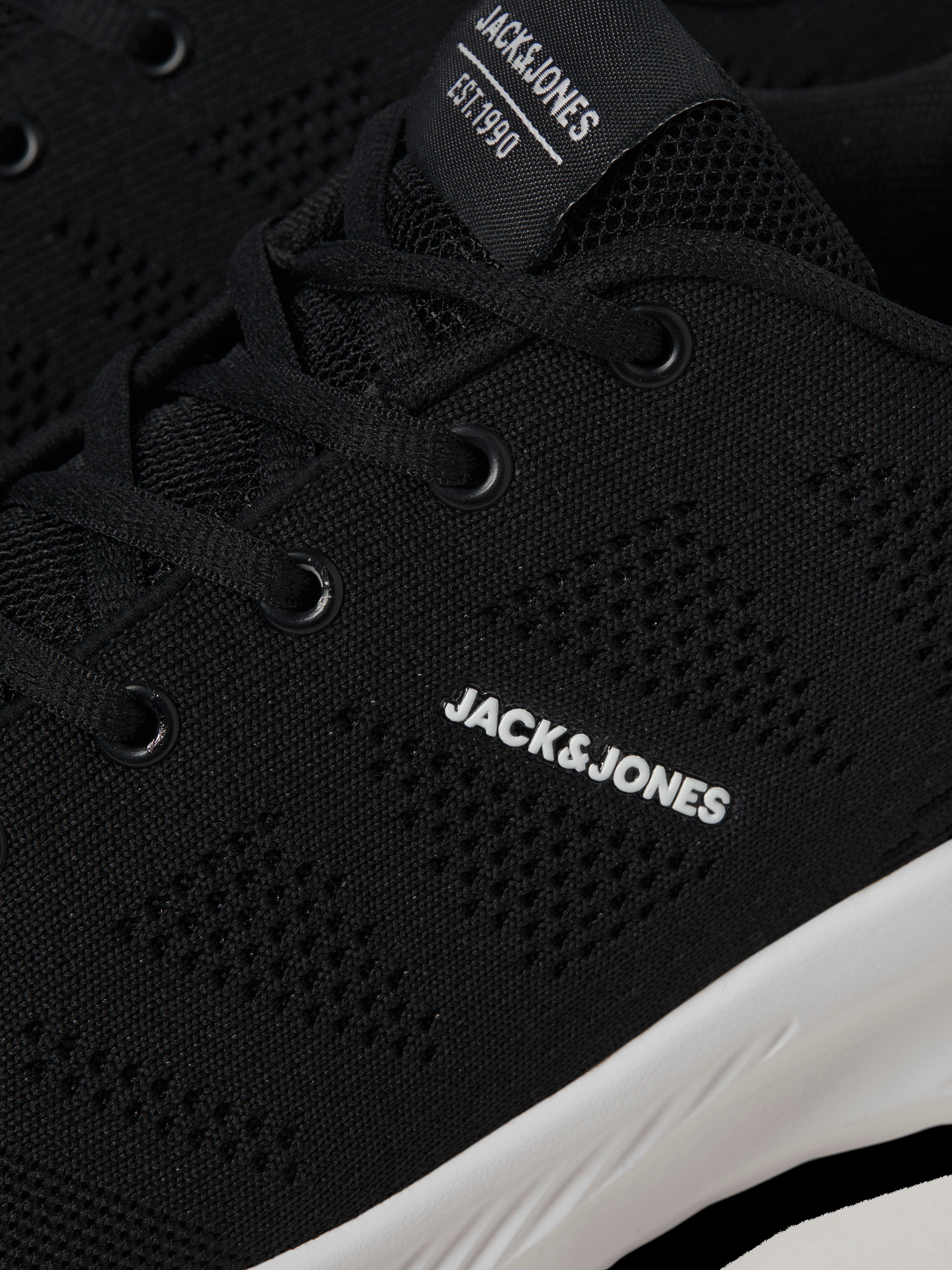 JACK & JONES JFWCROXLEY knit sneaker in anthracite - Image 7