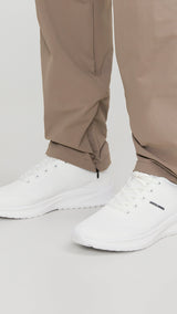 JACK & JONES JFWCROXLEY knit sneaker in bright white - Image 1