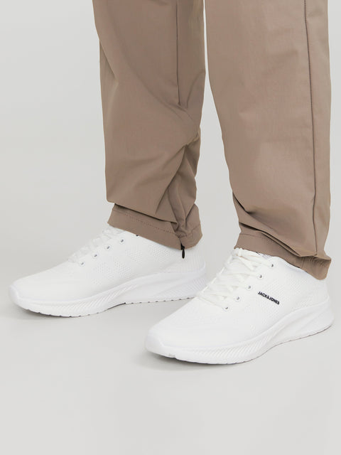 JACK & JONES JFWCROXLEY knit sneaker in bright white