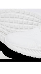 JACK & JONES JFWCROXLEY knit sneaker in bright white - Image 5