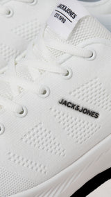 JACK & JONES JFWCROXLEY knit sneaker in bright white - Image 7