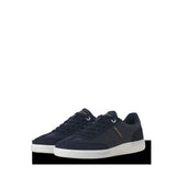 JACK & JONES JFWKLEEN pu combo sneaker in black mono - Image 7