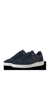 JACK & JONES JFWKLEEN pu combo sneaker in black mono - Image 7