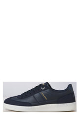 JACK & JONES JFWKLEEN pu combo sneaker in black mono - Image 3