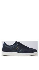 JACK & JONES JFWKLEEN pu combo sneaker in black mono - Image 4