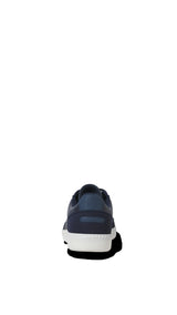JACK & JONES JFWKLEEN pu combo sneaker in black mono - Image 2