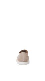 JACK & JONES JFWSLIM suede loafer - plaza taupe