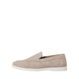 JACK & JONES JFWSLIM suede loafer - plaza taupe