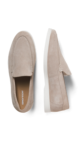 JACK & JONES JFWSLIM suede loafer - plaza taupe