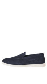 JACK & JONES JFWSLIM suede loafer - whiskey brown
