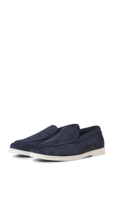 JACK & JONES JFWSLIM suede loafer - whiskey brown