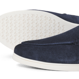 JACK & JONES JFWSLIM suede loafer - whiskey brown
