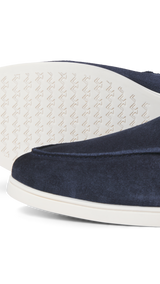 JACK & JONES JFWSLIM suede loafer - whiskey brown