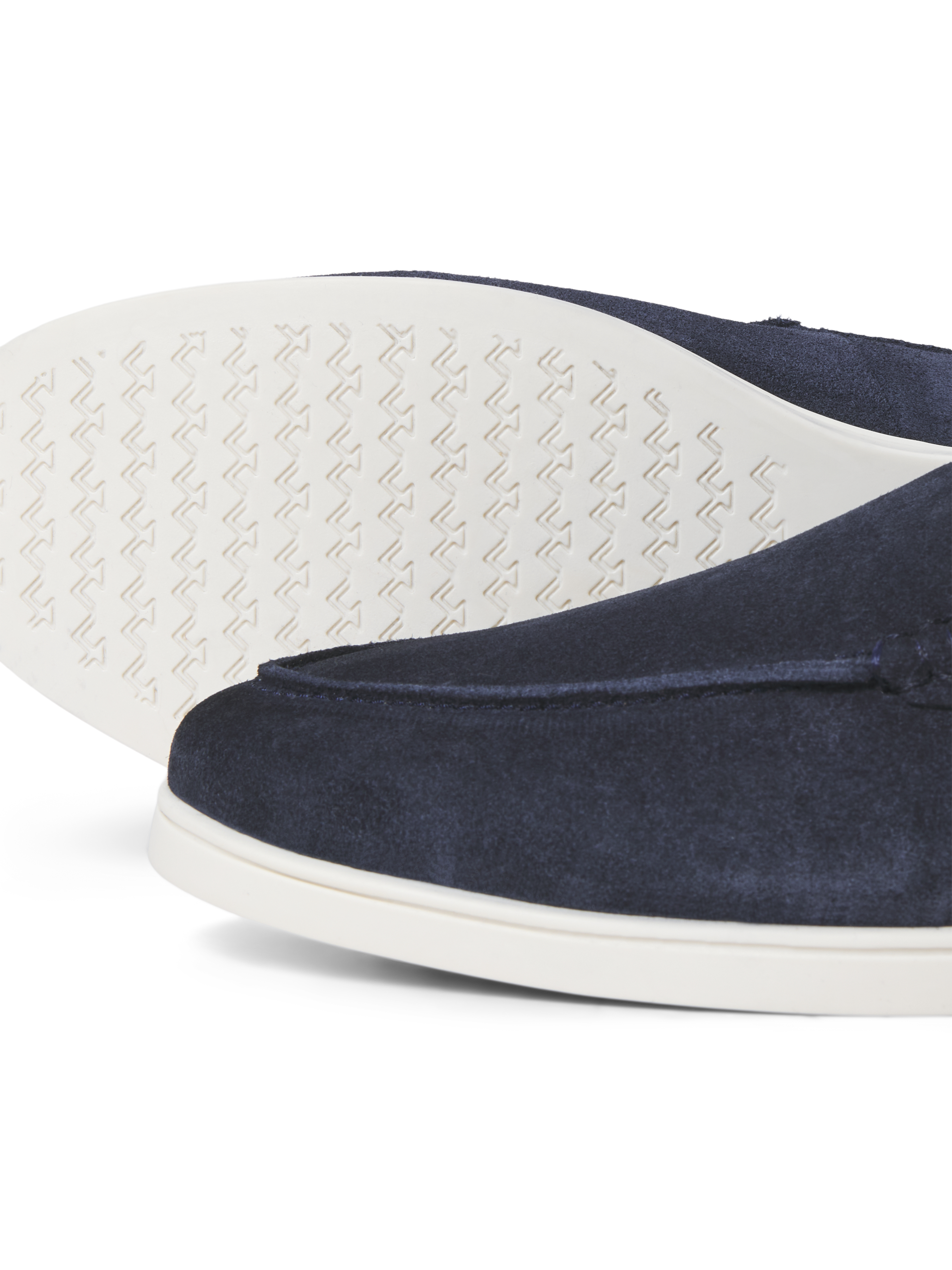 JACK & JONES JFWSLIM suede loafer - whiskey brown