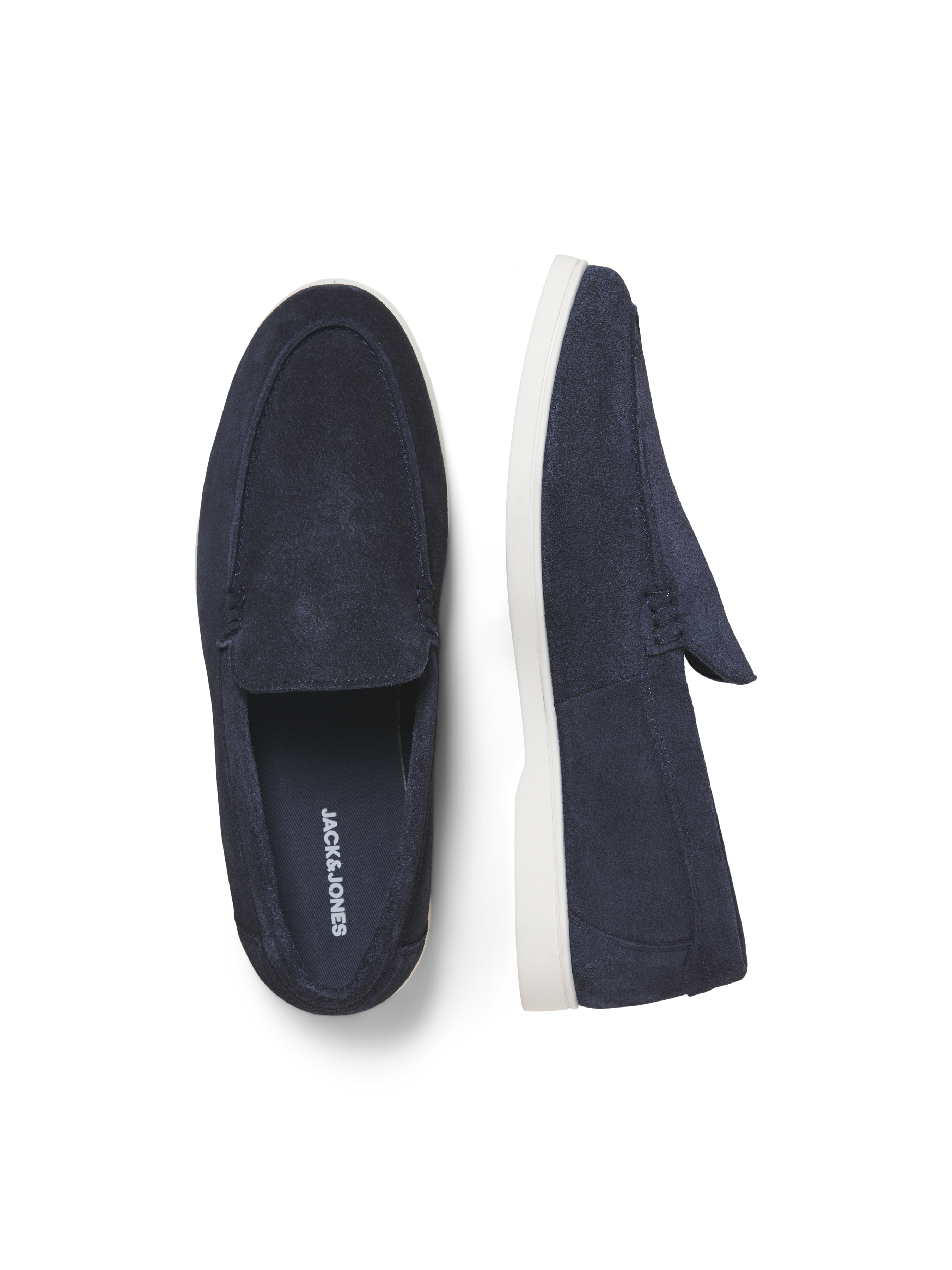 JACK & JONES JFWSLIM suede loafer - whiskey brown