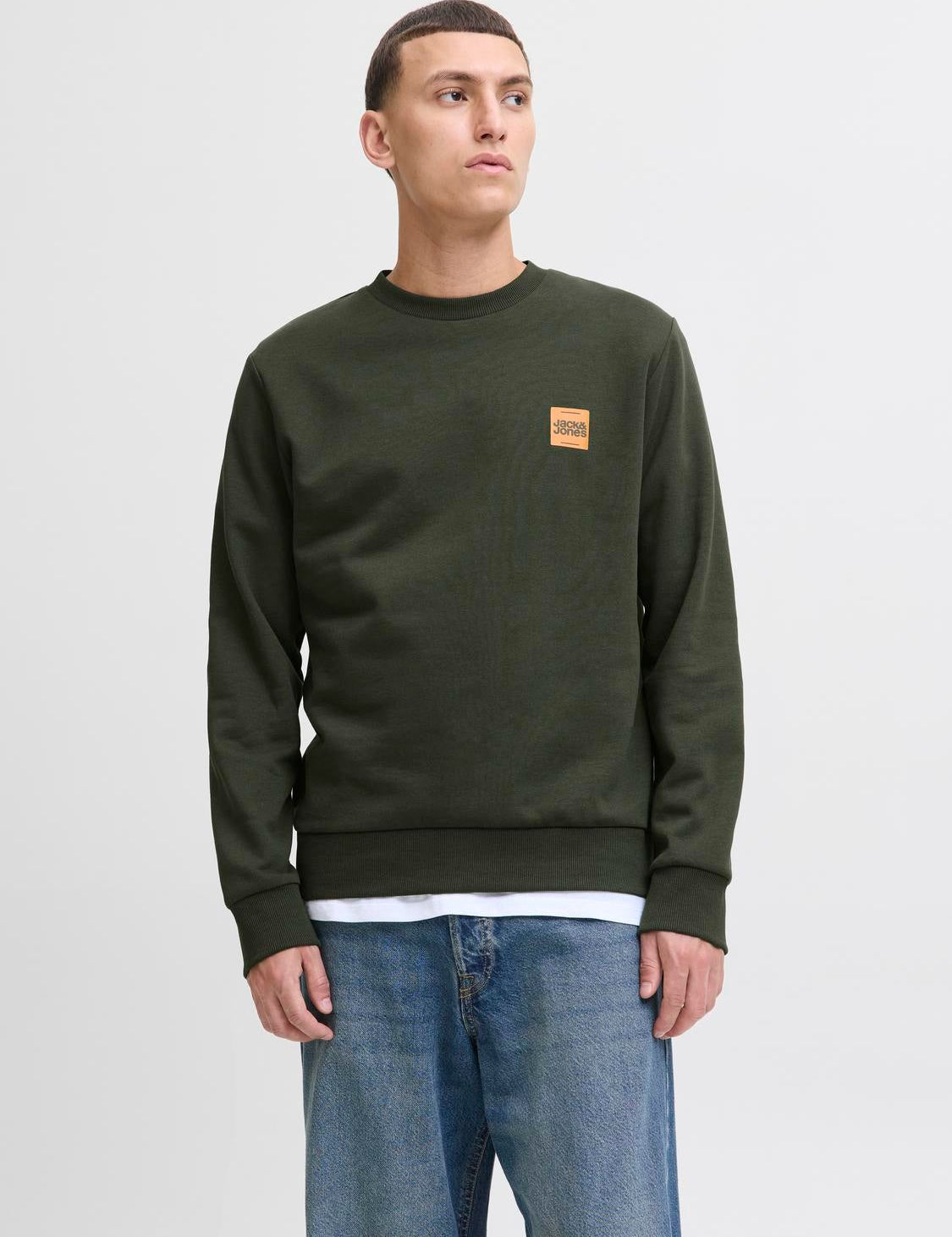 JACK & JONES JJBRANDY sweat crew neck - sky captain