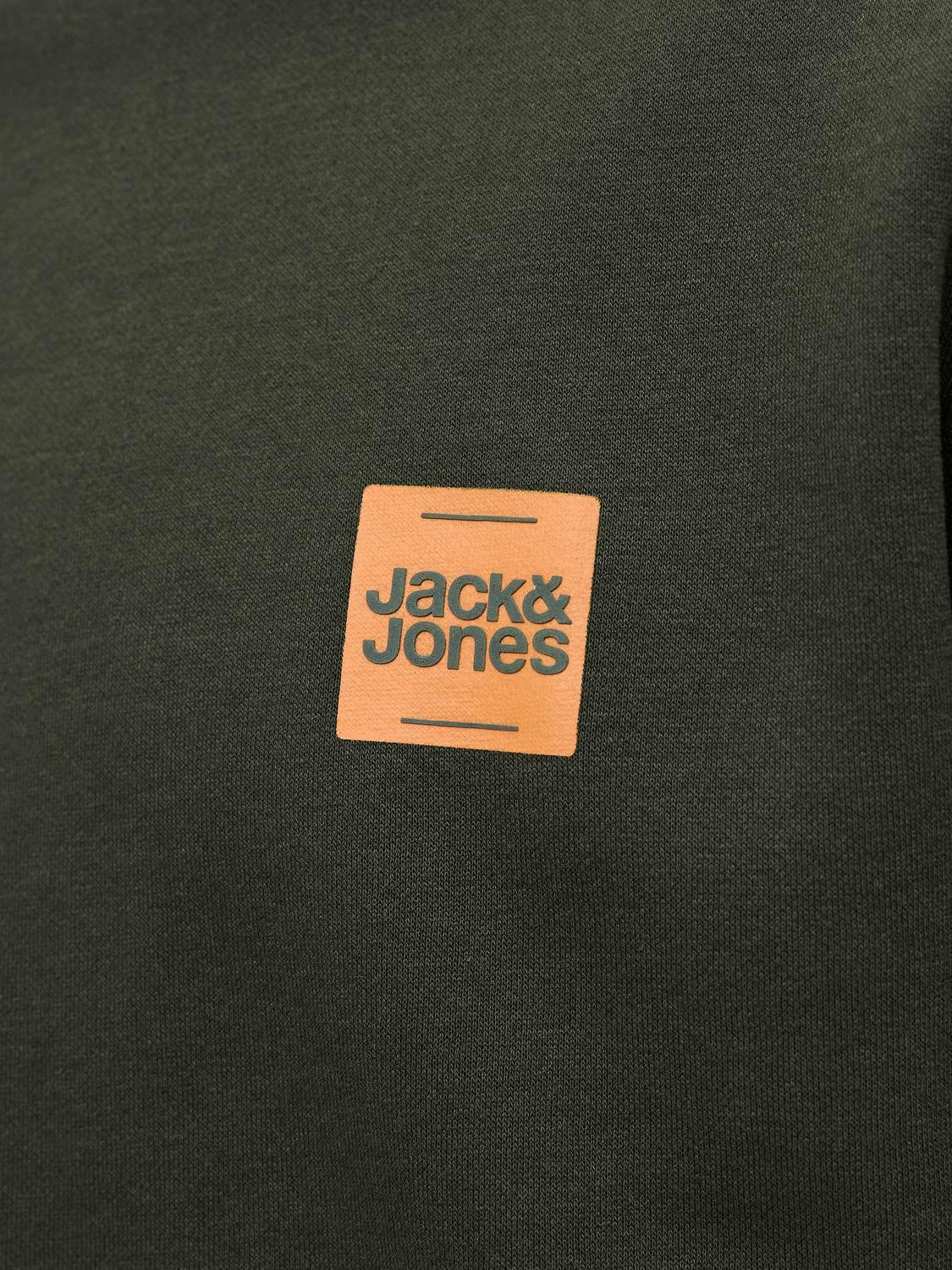 JACK & JONES JJBRANDY sweat crew neck - duffel bag