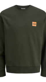 JACK & JONES JJBRANDY sweat crew neck - black
