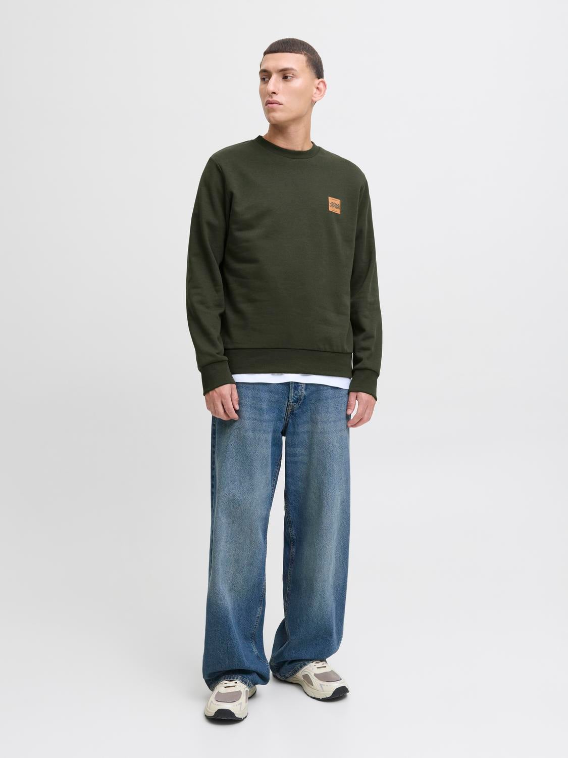 JACK & JONES JJBRANDY sweat crew neck - sky captain