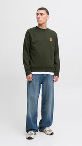 JACK & JONES JJBRANDY sweat crew neck - black