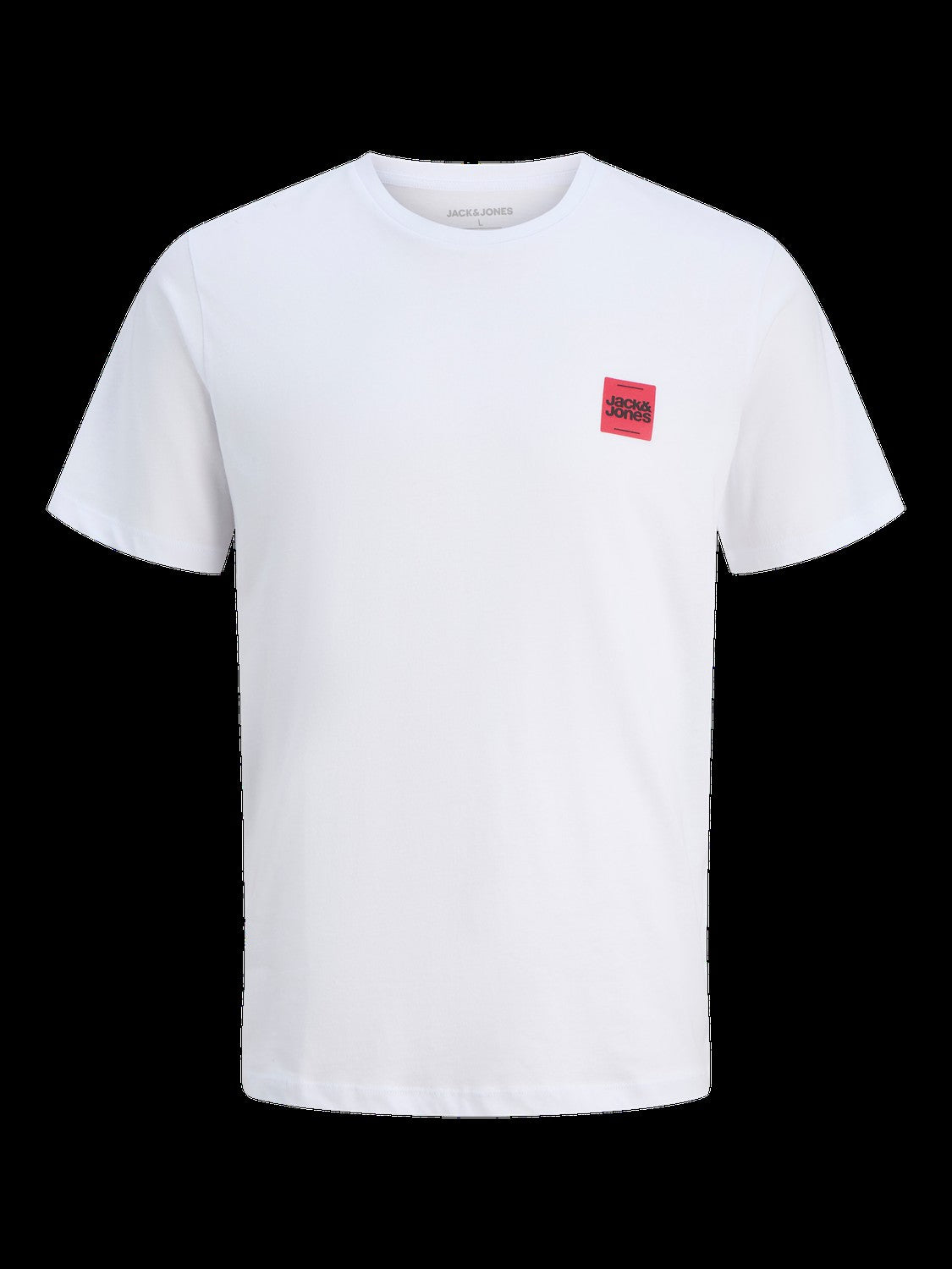 JACK & JONES JJBRANDY tee crew neck in white - Image 3